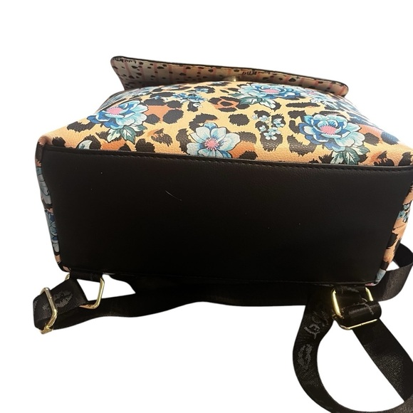 Luv Betsey Zooey Ocelot Floral Backpack - Picture 6 of 15